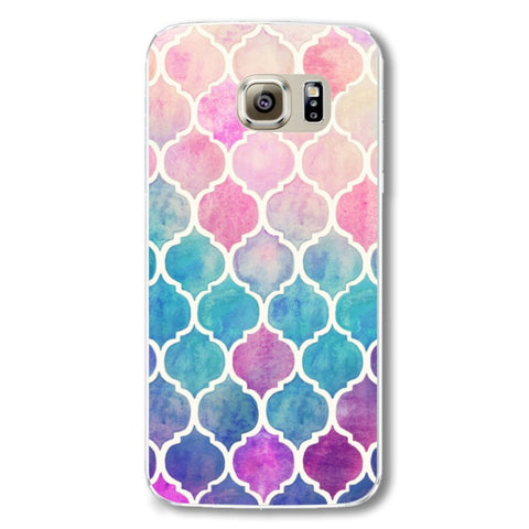 Samsung Galaxy S6 Retro barvni mrežast ovitek