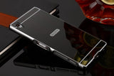 Elegantni aluminijast zrcalni ovitek Sony Xperia Z3 - Črn