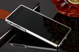 Elegantni aluminijast zrcalni ovitek Sony Xperia Z5 - Srebrn