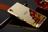 Elegantni aluminijast zrcalni ovitek Sony Xperia Z4 - Zlat
