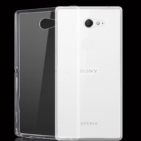Prozoren silikonski ovitek - Sony Xperia M2