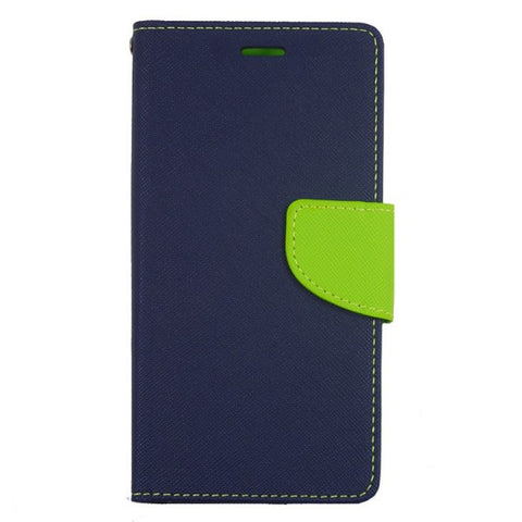 Moderna barvna torbica za LG K10 2017 - Modro-Zelena