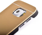 Samsung Galaxy S6 Edge Aluminijast etui - Zlat