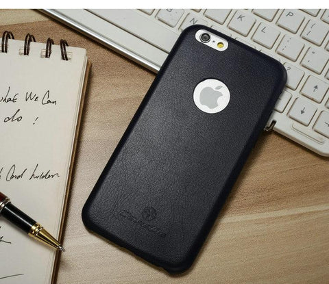 Iphone 6/6s Usnjen etui - Temno moder