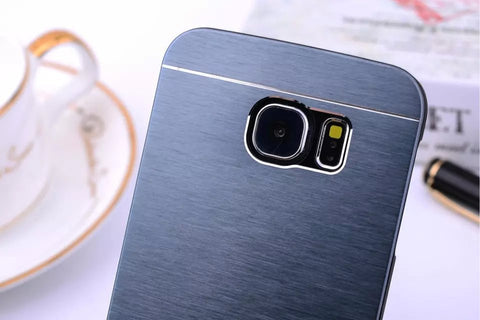 Samsung Galaxy S6 Aluminijast etui - Sivo moder