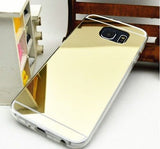 Samsung Galaxy S6 Ovitek, Zrcalo - Zlat