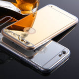 iPhone 6/6s Ovitek, Zrcalo - Zlat