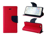 Moderna barvna torbica za telefon iPhone 5/5s - Roza-modra