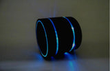 Mini bluetooth LED LIGHT zvočnik - črn