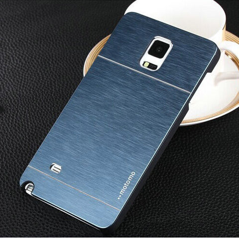 Samsung Galaxy Note 4 Aluminijast etui - Sivo-moder