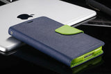 Moderna barvna torbica za telefon Samsung Galaxy S5 - Modro-zelena