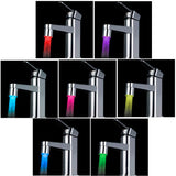 7 barvni kuhinjsko/kopalniški nastavek za armaturo(pipa) z LED svetilom