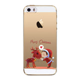 iPhone 5/5s Božični silikonski etui - Vesel Božič
