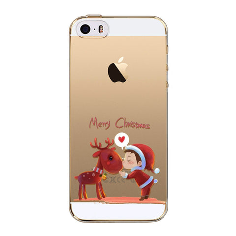 iPhone 6/6s Plus Božični silikonski etui - Vesel Božič