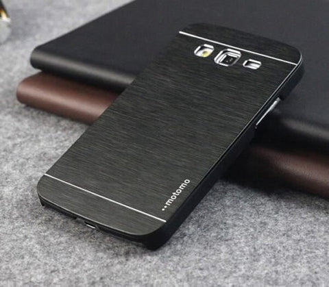 Samsung Galaxy J1 Aluminijast etui - Črn