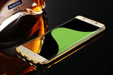 Elegantni aluminijast zrcalni ovitek Samsung S6 Edge Plus - Zlat