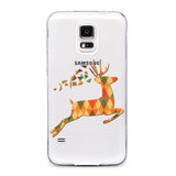Samsung Galaxy S5 Božični silikonski etui - Jelenček