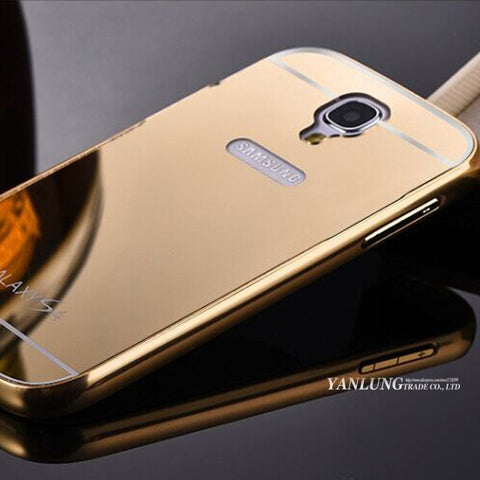 Samsung Galaxy S3 Aluminijast zrcalni etui - Zlat ali Srebrn