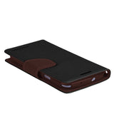 Moderna barvna torbica za telefon Samsung Galaxy S4 - Črno-rjava