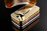 Elegantni aluminijast zrcalni ovitek Samsung S4 - Zlat