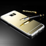 Samsung Galaxy S6 Edge Plus Ovitek, Zrcalo - Zlat