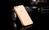 Elegantni silikonski etui iPhone 6/6s - Zlat