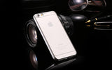 Elegantni silikonski etui iPhone 6/6s Plus - Srebrn