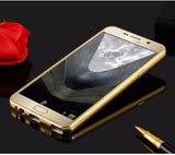 Elegantni aluminijast zrcalni ovitek Samsung S8 Plus - Zlat