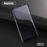 Remax Crystal - Kaljeno steklo + silikonski ovitek za Samsung Galaxy