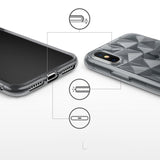NOVO! Prizmasti 3D silikonski ovitek Ringke za Apple iPhone