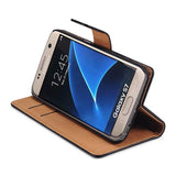 Premium Usnjen Etui - Torbica za telefon Samsung Galaxy S8 - Črn