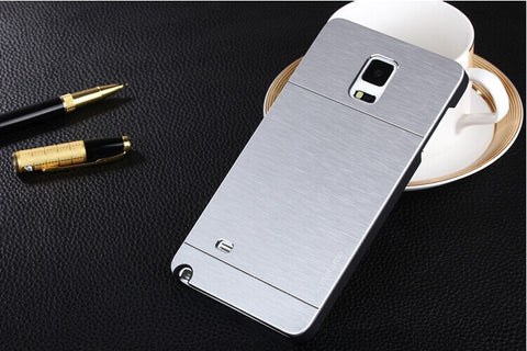 Samsung Galaxy Note 4 Aluminijast etui - Srebrn