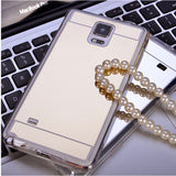 Samsung Galaxy Note 4 Ovitek, Zrcalo - Zlat