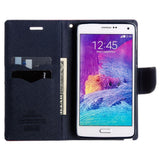 Moderna barvna torbica za telefon Samsung Galaxy Note 4 - Roza-modro