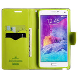 Moderna barvna torbica za telefon Samsung Galaxy Note 4 - Modro-zelena