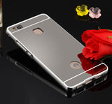 KOMPLET! Elegantni aluminijasti zrcalni ovitek + visokokakovostno zaščitno kaljeno steklo - Apple