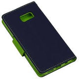 Moderna barvna torbica za HTC U Play - Modro-Zelena