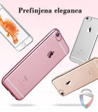 Elegantni silikonski etui iPhone 5/5s - Zlat