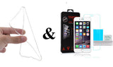 AKCIJA!!! Visokokakovostno kaljeno zaščitno steklo + silikonski ovitek za telefone
