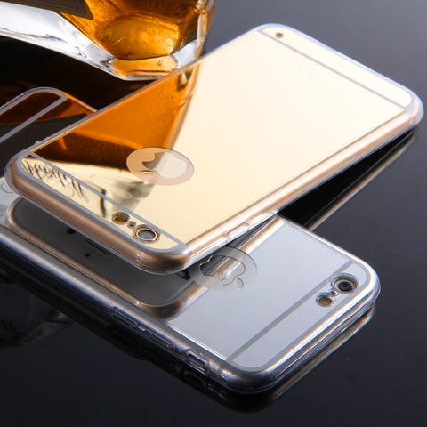 iPhone 5/5s Ovitek, Zrcalo - Zlat